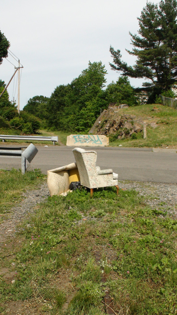 Abandoned comfortable things.